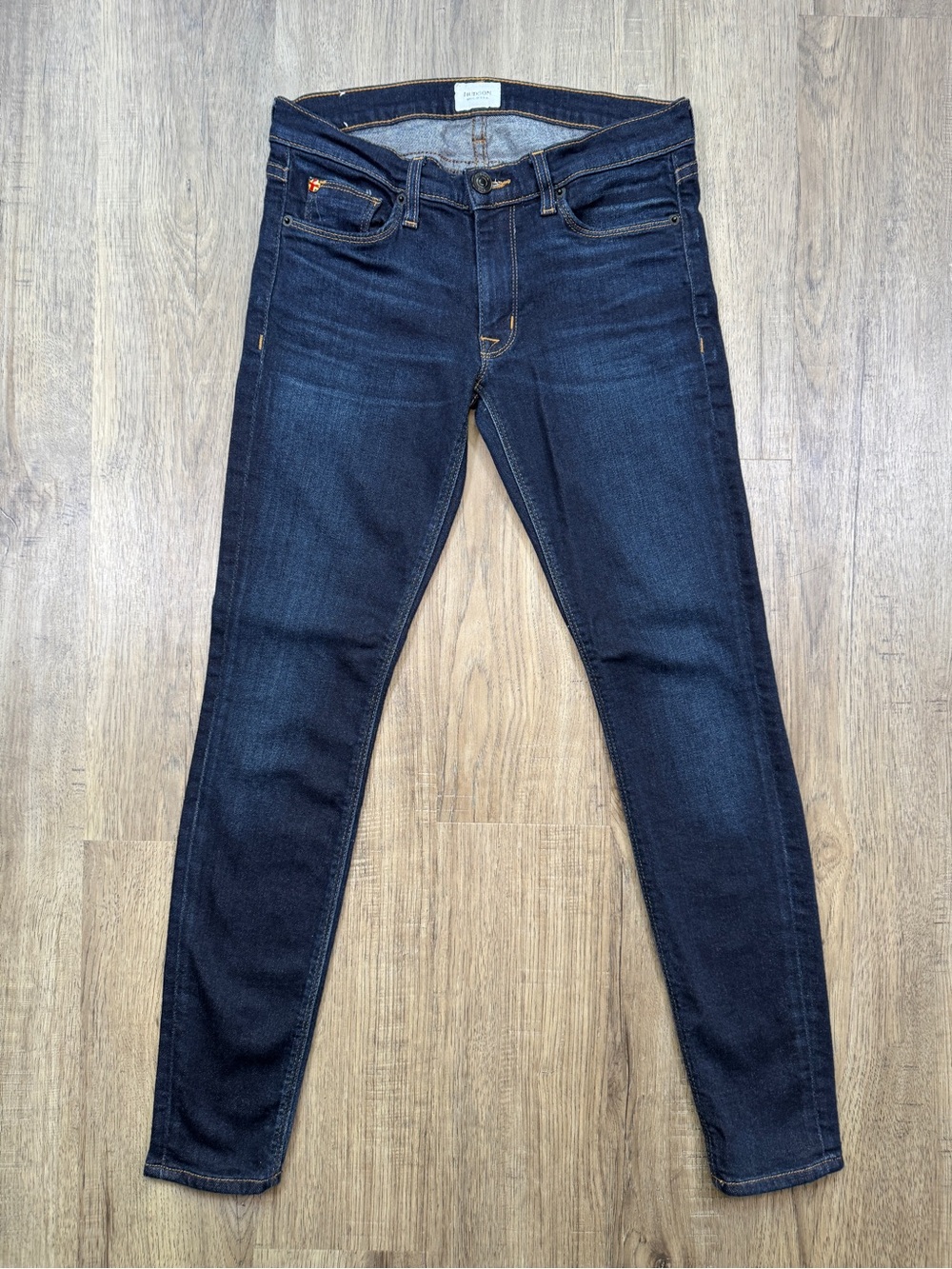 Hudson Krista Super Skinny Jeans Size 27 Dark Wash Stretch Denim